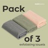 MainBasics Exfoliating Shower Towel - Japanese Nylon Bath Towel and