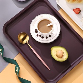 Convenient And Durable Rectangular Fast Food Trays For Any Occasion Multifunctional Plastic Rectangular Food Trays, green, 31 cm*23 cm