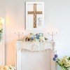 slcinwzdt A Cord of Three Strands Wedding Sign, Unity Cross