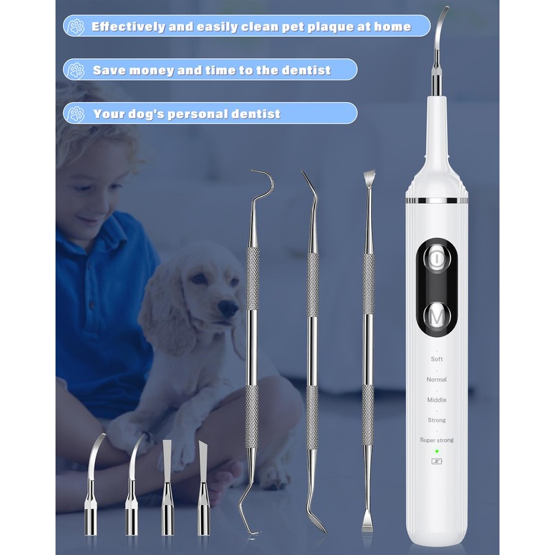 Nature Nerds Plaque Remover for Teeth, Pet Tooth Brushing Kit,