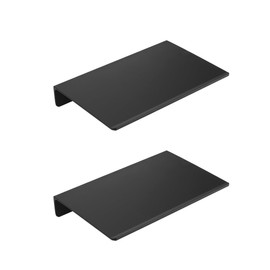 JOOM Metal Wall Floating Shelf - Metal Wall Shelf, Floating Shelf, Bathroom Shelf, Display Shelves for Wall Storage (Black, 8Inch)