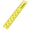 Faithfull FAIRULEFOLD RULEFOLD 1m Folding Rule ABS Plastic - Yellow