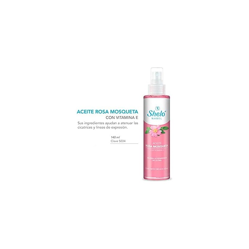 Aceite Rosa Mosqueta Sheló Nabel, 140 ml