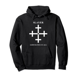 Slayer – God Hates Us All Cross Pullover Hoodie