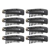 100pcs Hair Extension Clips Multipurpose 38mm 10 Teeth Wig Clips