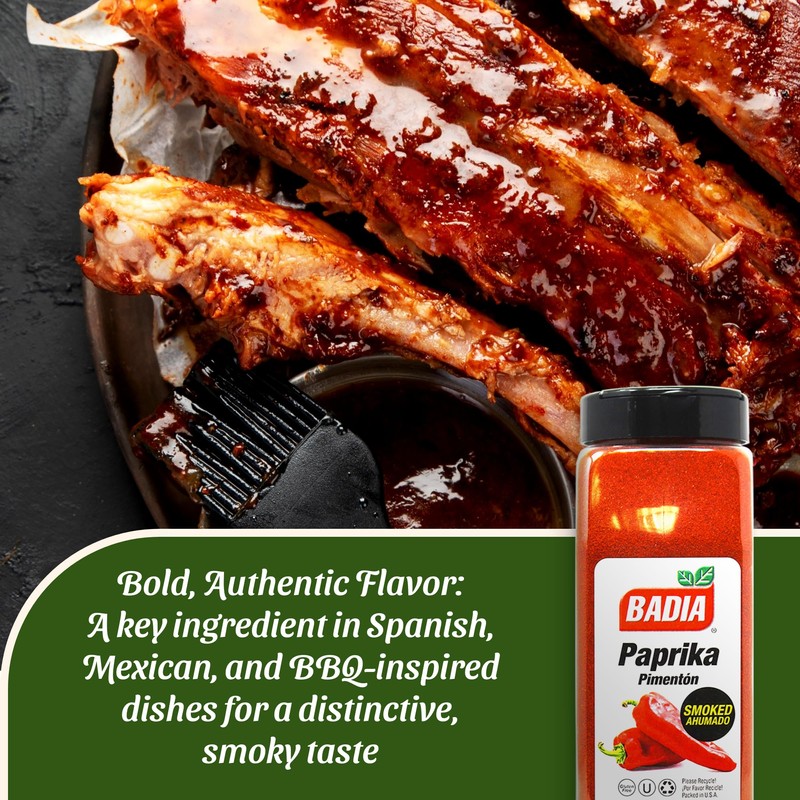 Badia Smoked Paprika, 16 oz - Rich, Smoky Flavor for