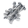 20 Sets Long Square-Neck Carriage Bolts Set,Carriage Bolts Set w/Nuts