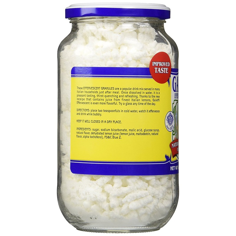 Galeffi, Effervescent Antacid, Natural Lemon Flavor 8.8 Oz (250g)-3 Pack