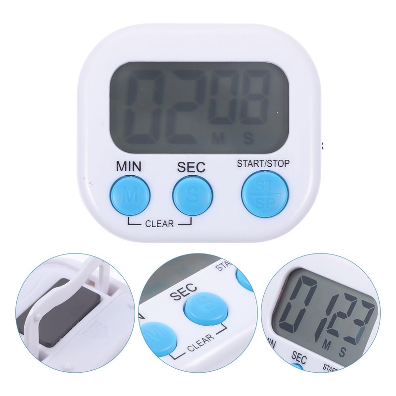 Alipis Digital Kitchen Timer Small Magnetic Cooking Timer with Simple