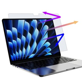 MacBook Air 13.6 Protective Film, 2022 M2 Model, Blue Light Film, Anti-Glare, Protective Film, Reducing Reflection, Antibacterial Film, High Transmittance, Japanese Material, Eye Friendly, Coloring,