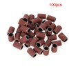 100 Pieces Nail Sanding Belts 180 Grit Manicure Pedicure Nail