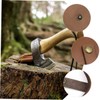 Sosoport Leather Axe Protector Cover Hatchet Head Protective Sleeve for