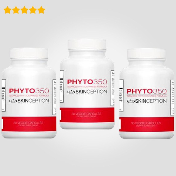 Skinception Phyto350 Advanced Phytoceramides Formula 30 Count each Bottle