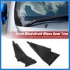 VekAuto Front Windshield Wiper Cowl Cover Extension Trim Wiper Cowling