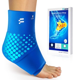 Fitomo Ankle Ice Pack Wrap, Ice Pack for Ankle Hot and Cold Compress, Suitable for Sports Injuries, Ankle Pain, Ligament Sprains, Achilles Tendonitis, Foot Arthritis Rehabilitation