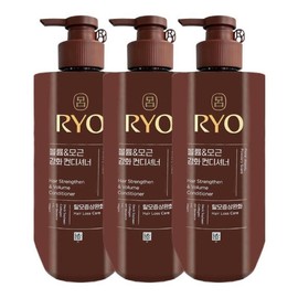 Ryo Heukwoon Volume & Root Strengthening Conditioner 592ml x3 / 려 흑운 볼륨 앤 모근강화 컨디셔너 592ml x3