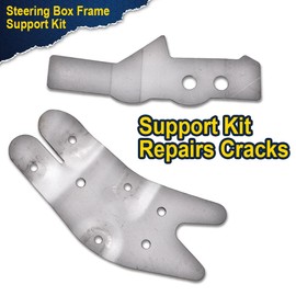 CHEDA Steering Box Frame Support Kit, Compatible with 73-87 Chevy GMC | C/K Pickup,Grey