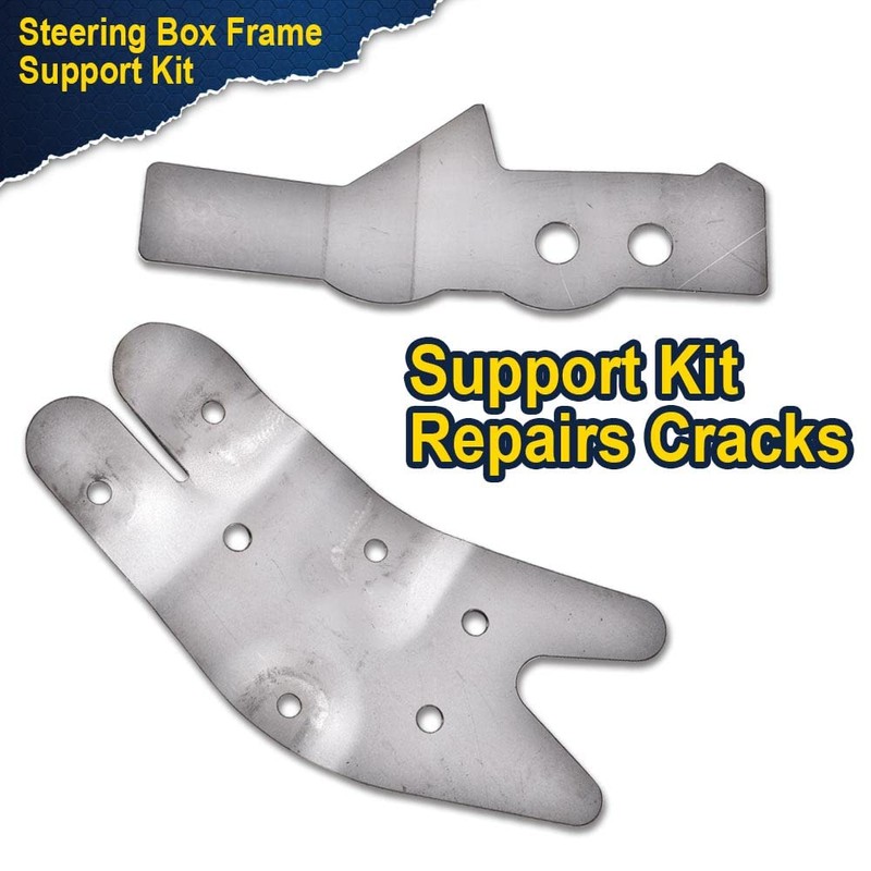 CHEDA Steering Box Frame Support Kit, Compatible with 73-87 Chevy