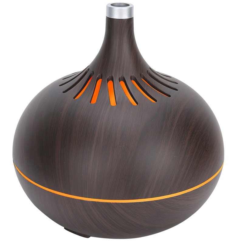 Wood Grain Home Humidifier Ultrasonic Aroma Diffuser with LED Light