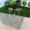 Evemodel LSL05 5pcs Model Railway Playground Lamps Garden Street Lights