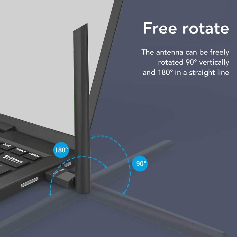 USB BT 5.3 Adapter 100 Meters Long Range Wireless BT