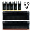 FEWELL 55PCS Oscillating Saw Blades, Universal Titanium Multitool Blades for