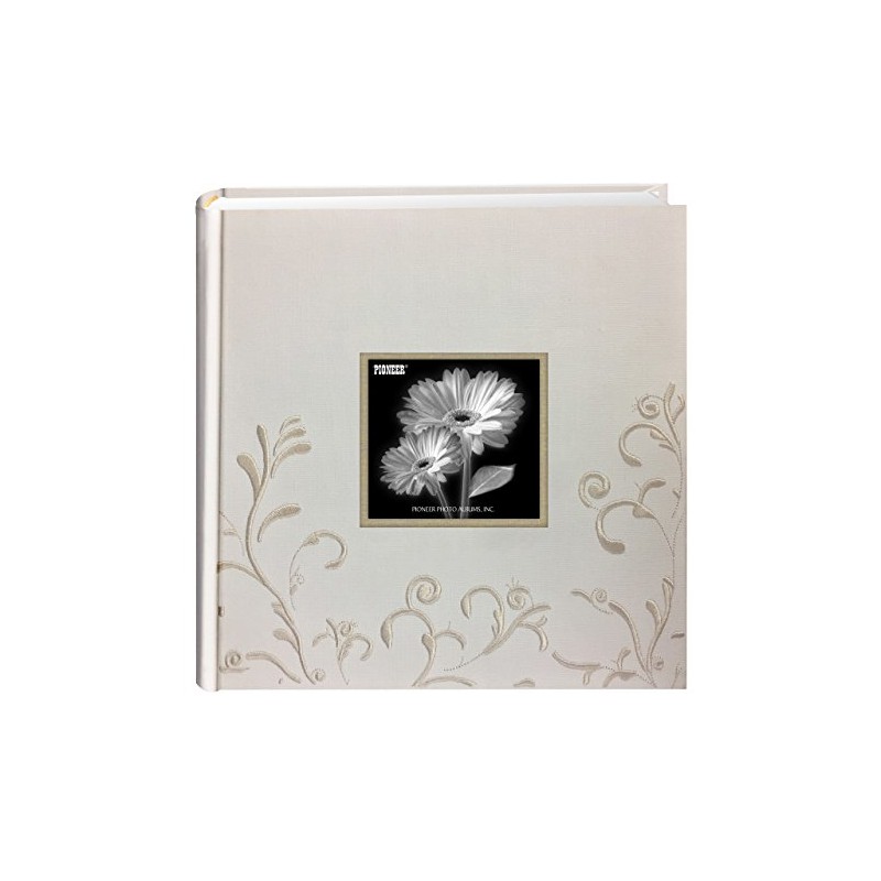 Pioneer Photo Albums DA-200CESW Ivory Photo Album, White