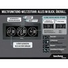 Technoline Digital World Time Clock, 3 Time Displays, Freely Programmable