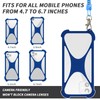 HOTEMIA Silicone Phone Lanyard Holder, Universal Phone Tether, Anti-theft Phone