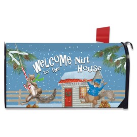 Briarwood Lane Winter Nut House Magnetic Mailbox Cover Squirrels Standard