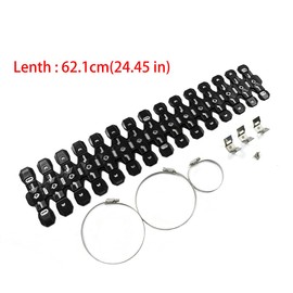 Worldmotop Motorcycle Heat Shield Cover for All Off Road ATV Dirt Bike(Long+Short)