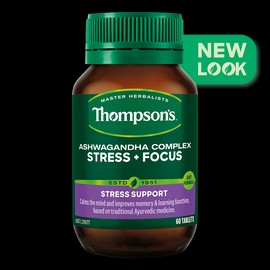 Thompsons Ashwagandha Complex Stress + Focus 60 Tablets