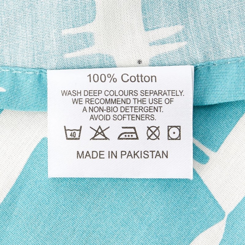 Scion Mr Fox Standard pillow case pairs, Teal,74x48