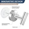 Ycxz Suction Cup Hooks for Shower,Bathroom,Kitchen,Window,Glass Door,Mirror,Tile,15LB Heavy Duty No-Drill