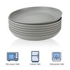 Homienly Deep Dinner Plates Set of 8 Alternative for Plastic