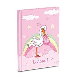 Mareli A4083R-DN Baby Diary 17 x 24 cm Pink