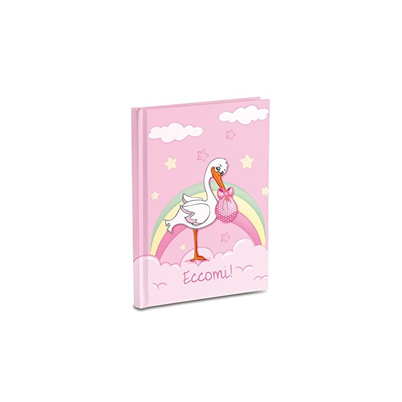 Mareli A4083R-DN Baby Diary 17 x 24 cm Pink