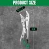 SK 5" Curved Jaw Locking Pliers, Premium CR-V Construction, Ergonomic