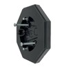 iMBAPrice IMBA-8161-BK Vertical Siding Lamp Octagon Mounting Kit with Built-in