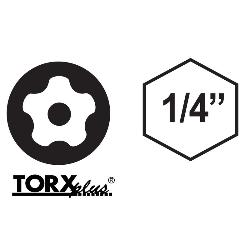 Vega TORX Plus IPR40 Tamper Proof Security Insert Bits. Professional