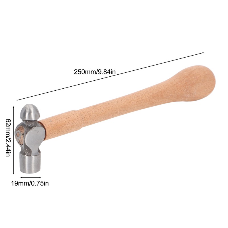 Ball Pein Hammer Chinese Style Multifunctional Polished Round Head Ball