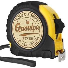 Gifts for Grandpa from Granddaughter Grandson - Ideal Father’s Day Gifts for Grandpa, Cool Grandfather Tool Gifts - Funny Engraved Tape Measure Present for Birthday Father's Day Christmas