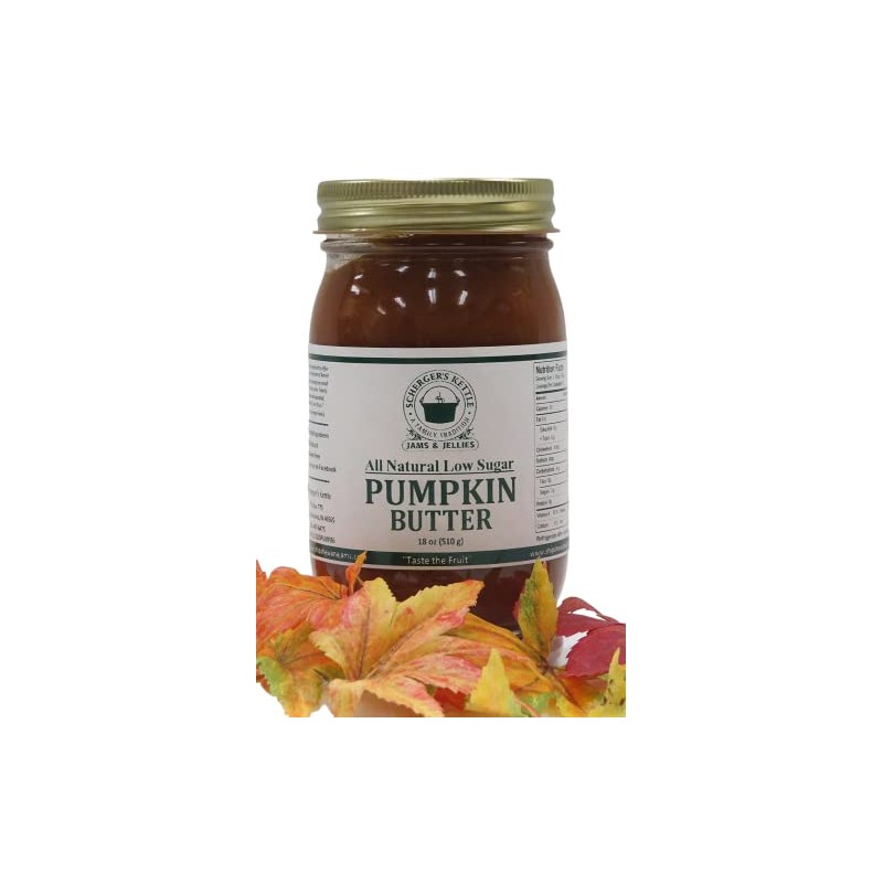 Pumpkin Butter, All Natural/Low Sugar, 18 oz