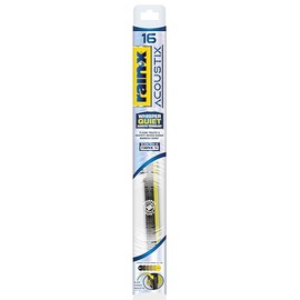 Rain-X Acoustix 22" Wiper Blades (Pack Of 1), Whisper Quiet Automotive Replacement Windshield Wipers, Plasma Treated & Graphite-infused Coating for Smooth Performance & Long-lasting Durability