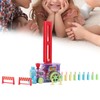 Domino Game Car Toy Set DIY Automatic Placement Domino Train