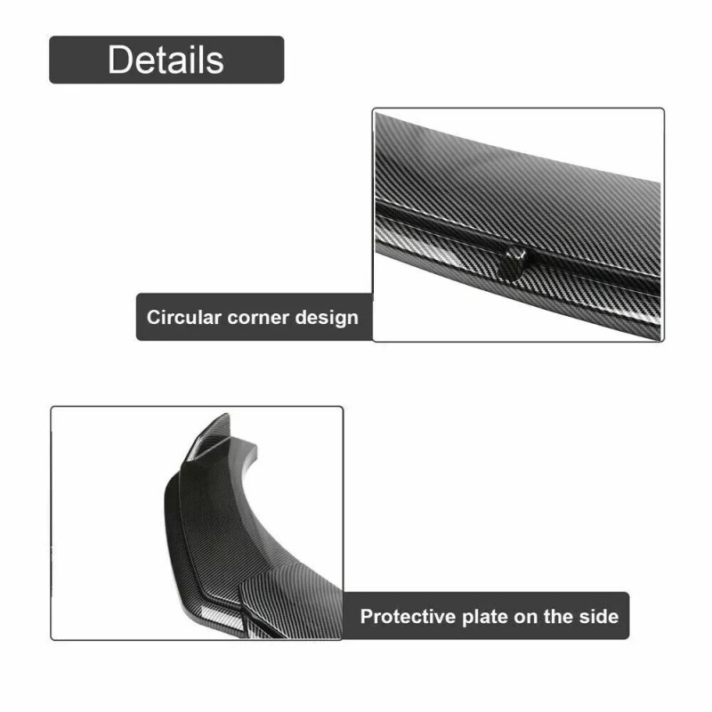 CNPAPC For Hyundai Genesis Sedan Coupe Front Bumper Lip Spoiler