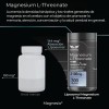 MAGNESIUM L-THREONATE 300 capsulas (2100mg por porcion), L-Treonato de Magnesio