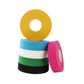 Mipcase 2 Pcs Hockey Stick Tape Slip Sports Wrapper for Practice Durable and Tear Resistant Yellow Hockey Tape