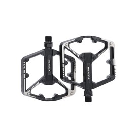 CHADWICK High-Performance Bicycle Pedals – CNC Aluminum Alloy MTB Pedals with Sealed Bearings for Road, Mountain, and BMX Bikes (Black, Dual DU Bushings)