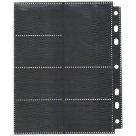 Ultimate Guard 14-Pocket Mini American Compact Pages (10-Pages, Standard, Black)